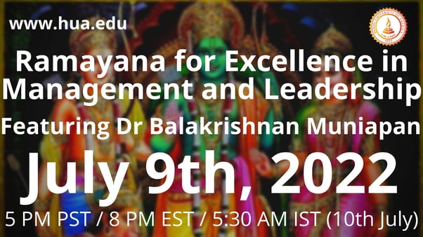Ramayana for Excellence in Management and Leadership