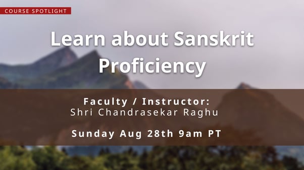Learn about Sanskrit Proficiency