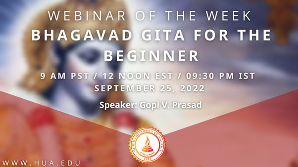 Bhagavad Gita for the Beginner