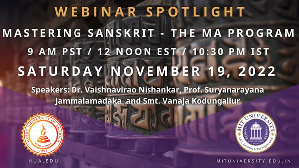 Mastering Sanskrit - The M.A. Program