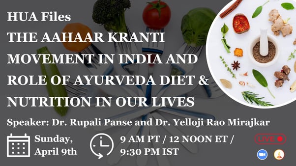 Aahaar Kranti Movement: Ayurveda Diet & Nutrition