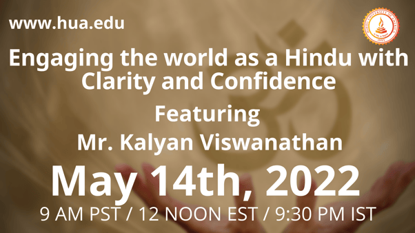 Engaging the world as a Hindu with Clarity and Confidence