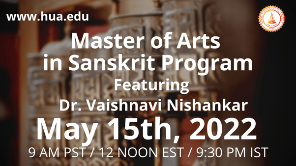 Master of Arts in Sanskrit Program
