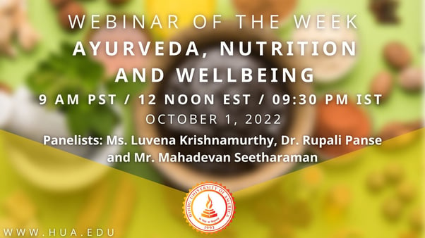 Ayurveda, Nutrition and Wellbeing