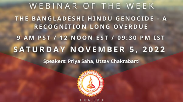 The Bangladeshi Hindu Genocide - A Recognition Long Overdue