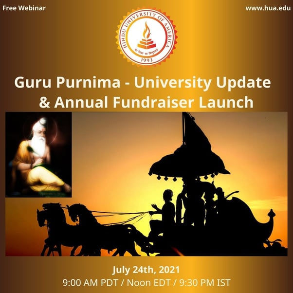 Guru Purnima - University Update and Fundraising Launch