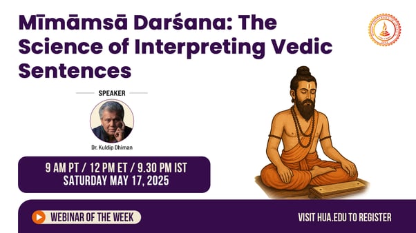 Mīmāṃsā Darśana: The Science of Interpreting Vedic Sentences