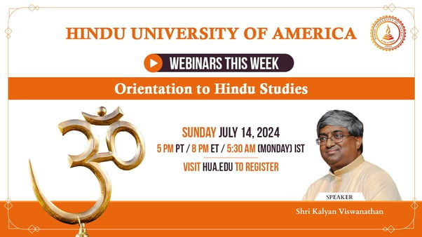 Orientation to Hindu Studies