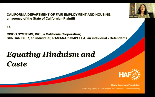Equating Hinduism and Caste: State of California vs Cisco Systems