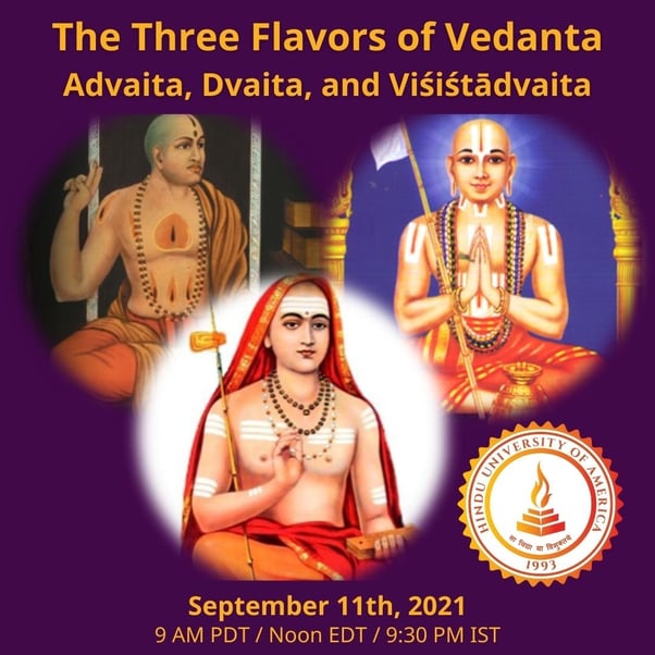 The Three Flavors of Vedanta